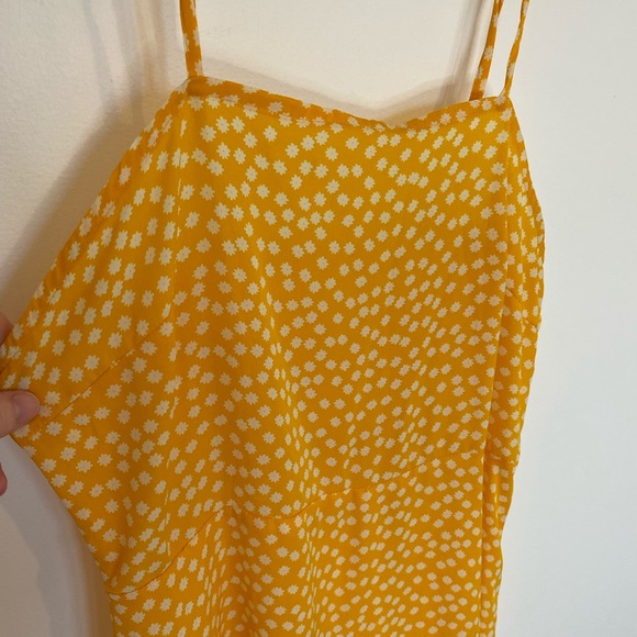 Yellow White Flower Dress | Sundress - Picture 5 of 9